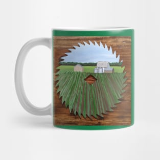 Farm, barns and silos Mug